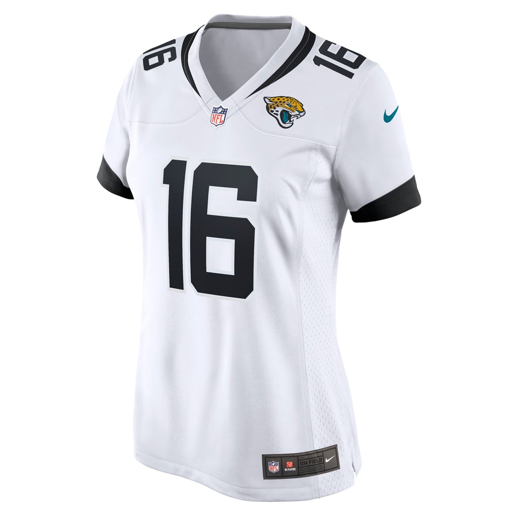 Women's Jacksonville Jaguars Trevor Lawrence Nike White Game Jersey - Image 3