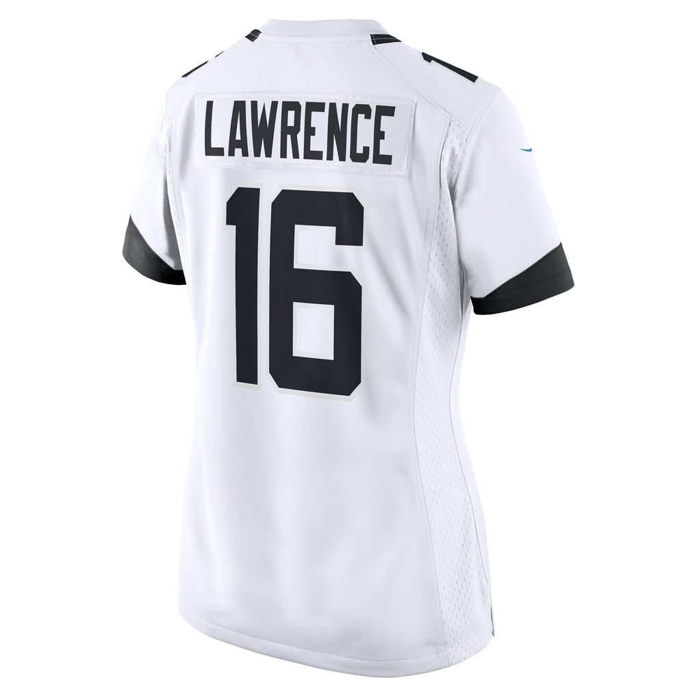 Women's Jacksonville Jaguars Trevor Lawrence Nike White Game Jersey - Image 4