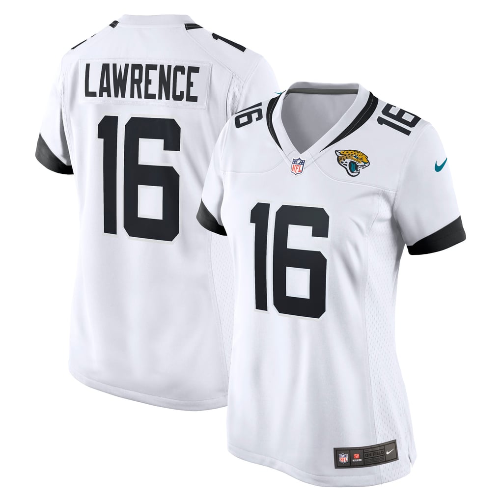Women's Jacksonville Jaguars Trevor Lawrence Nike White Game Jersey - Image 1