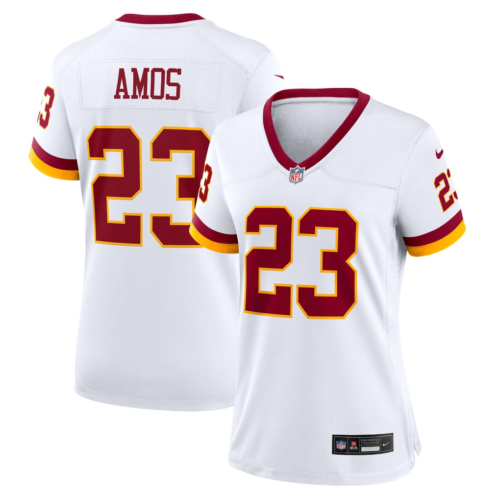 Women's Washington Commanders Trey Amos Nike White Game Super Bowl Era Jersey - Image 2
