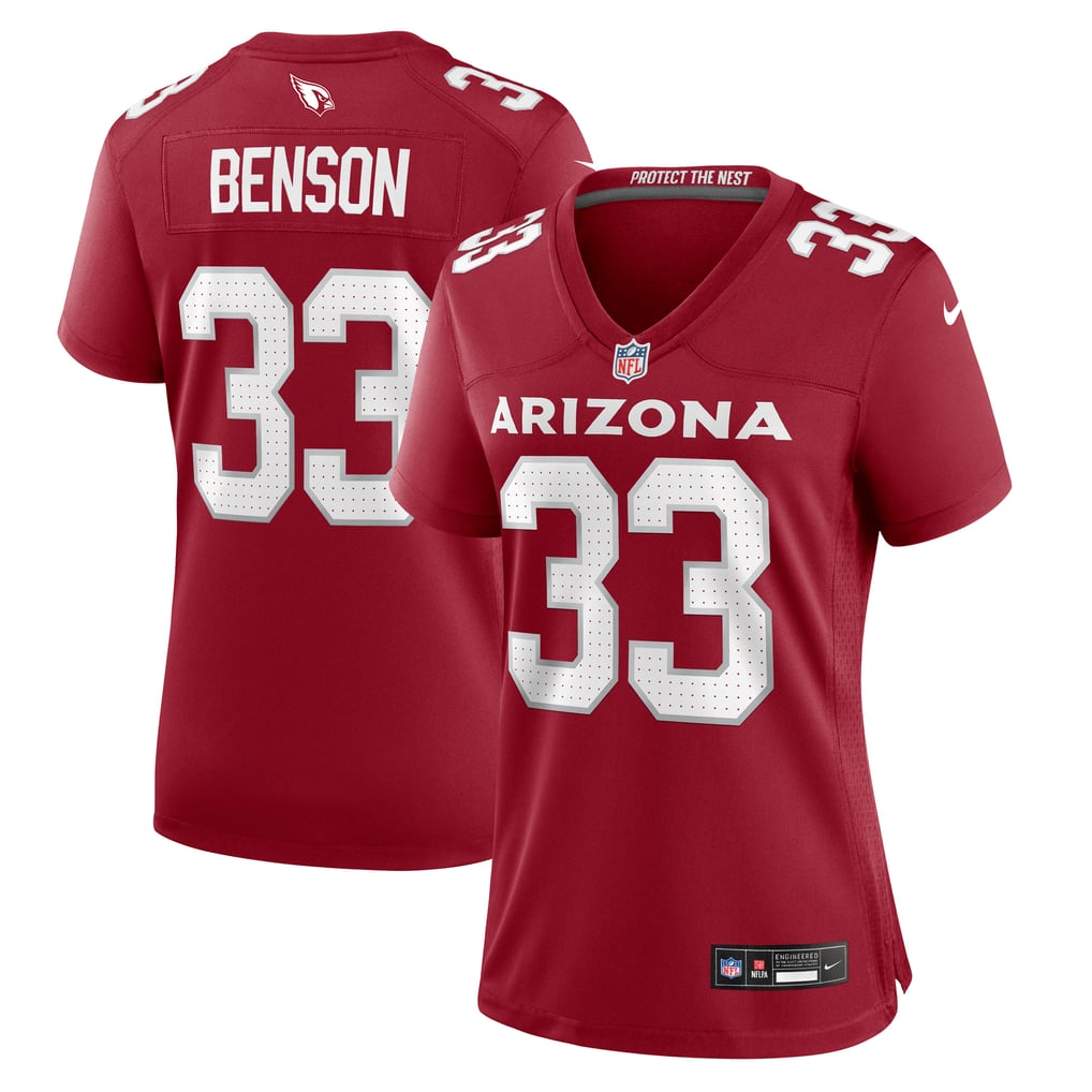Women's Arizona Cardinals Trey Benson Nike  Cardinal  Game Jersey - Image 1