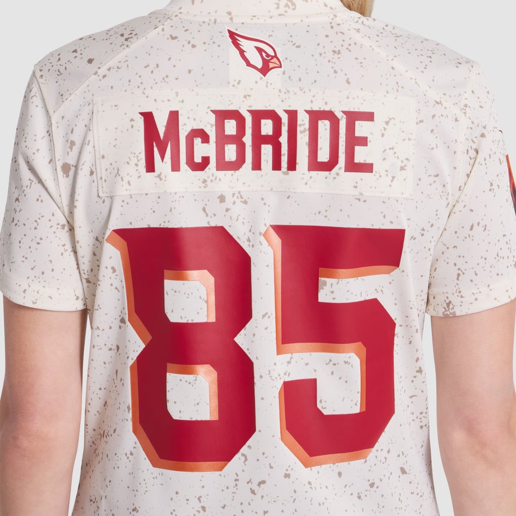 Women's Arizona Cardinals Trey McBride Nike Natural Rivalries Collection Game Jersey - Image 8