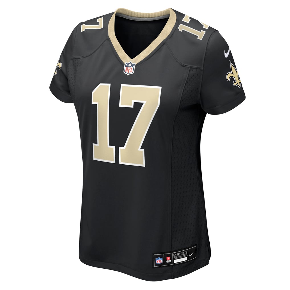 Women's New Orleans Saints Trey Palmer Nike  Black Team Game Jersey - Image 3