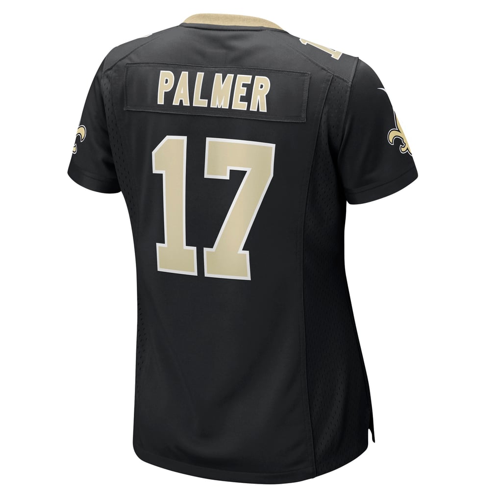 Women's New Orleans Saints Trey Palmer Nike  Black Team Game Jersey - Image 4