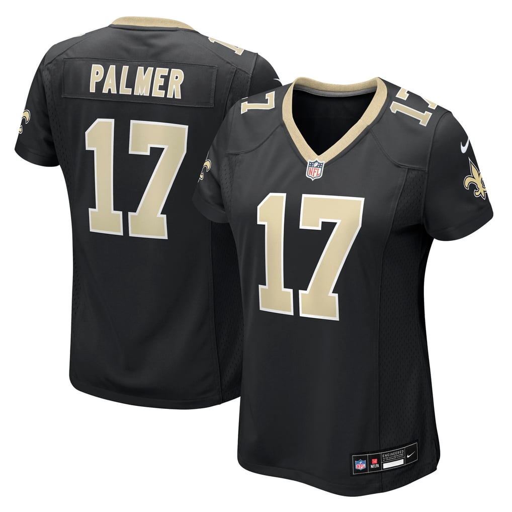 Women's New Orleans Saints Trey Palmer Nike  Black Team Game Jersey - Image 1