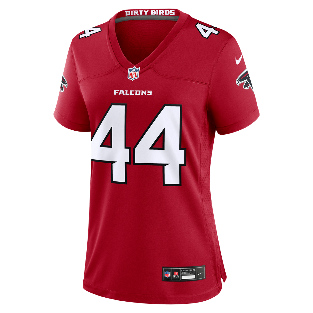 Women's Atlanta Falcons Trey Sermon Nike Red Team Game Jersey
