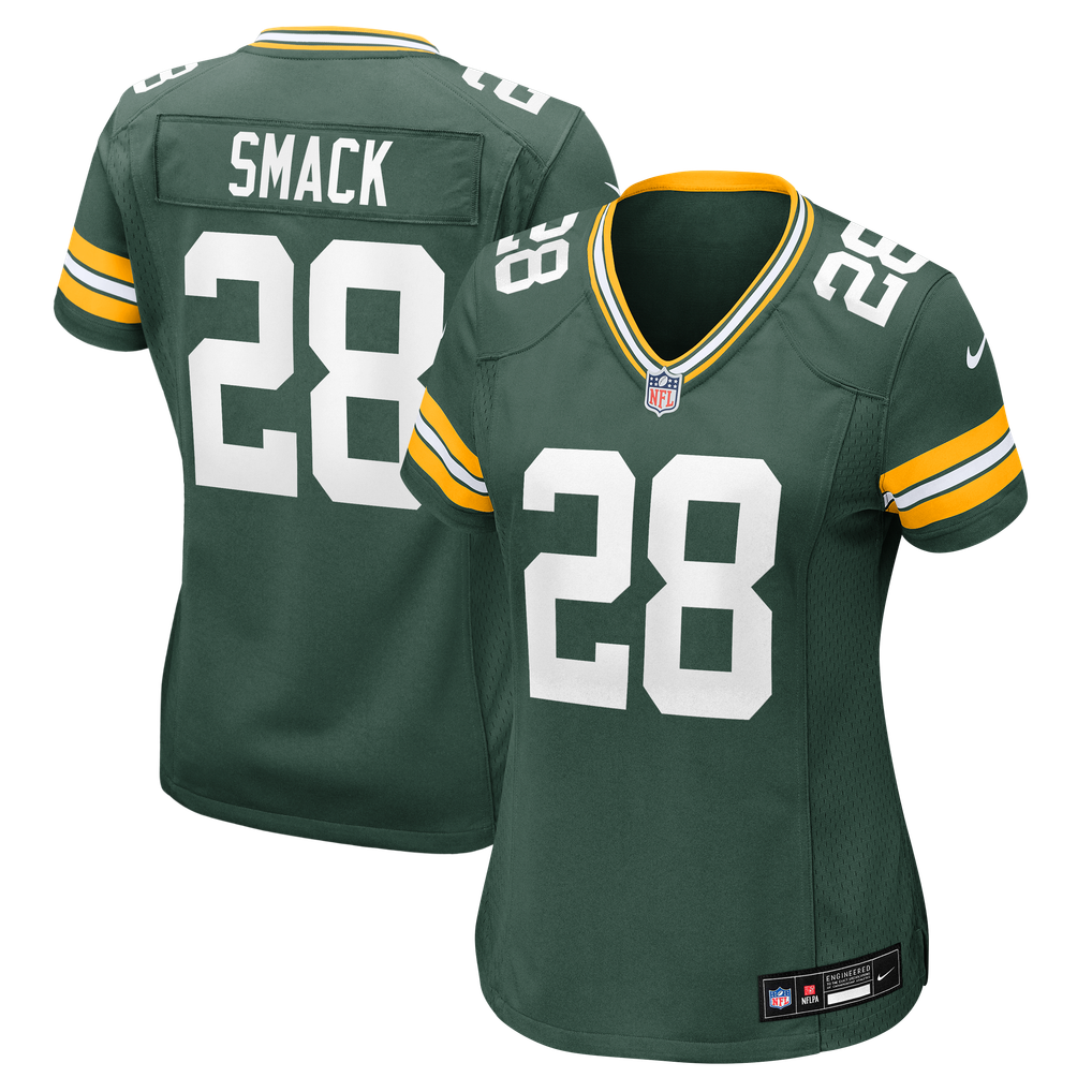 Women's Green Bay Packers Trey Smack Nike Green Team Game Jersey - Image 2