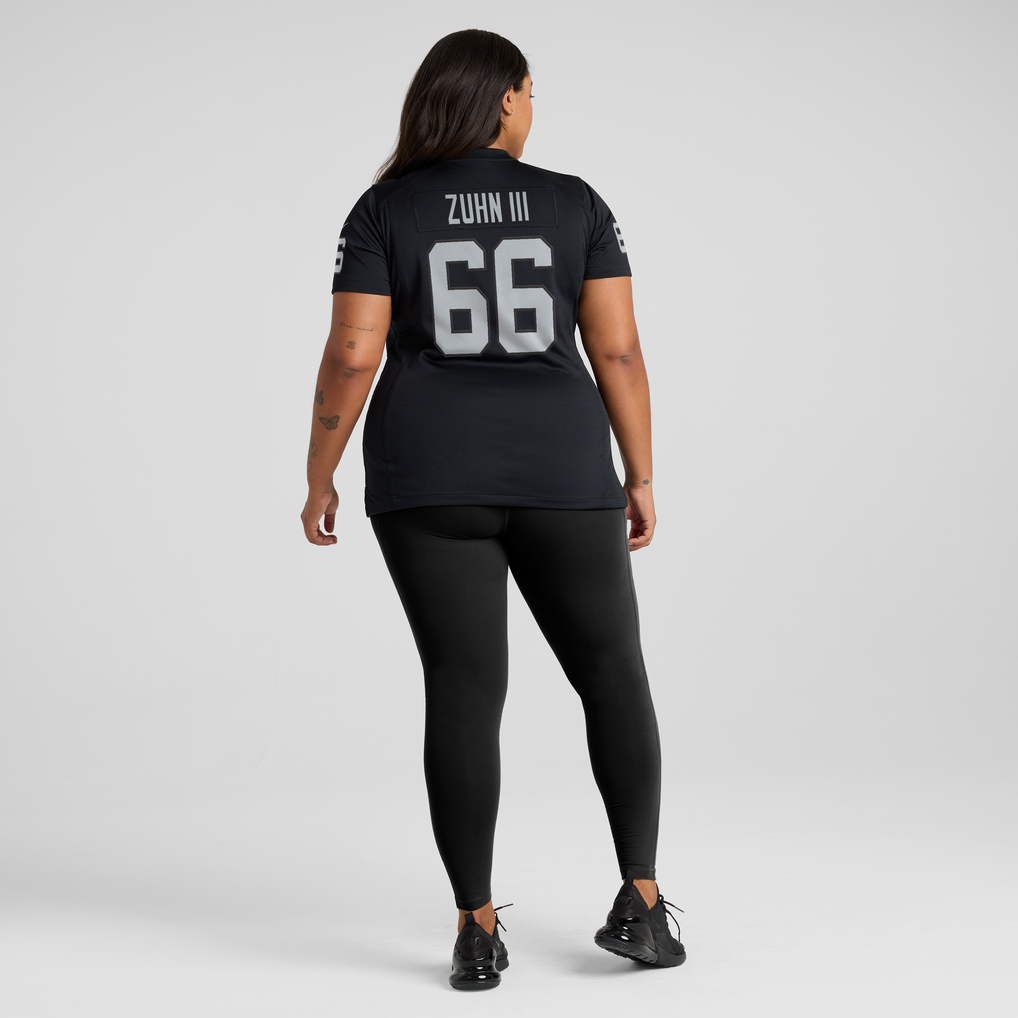 Women's Las Vegas Raiders Trey Zuhn III Nike Black Team Game Jersey - Image 6