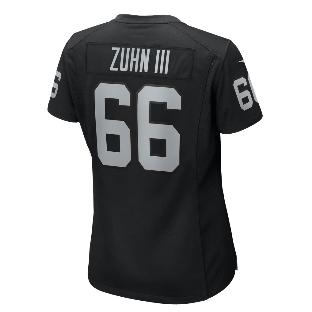 Women's Las Vegas Raiders Trey Zuhn III Nike Black Team Game Jersey - Image 8