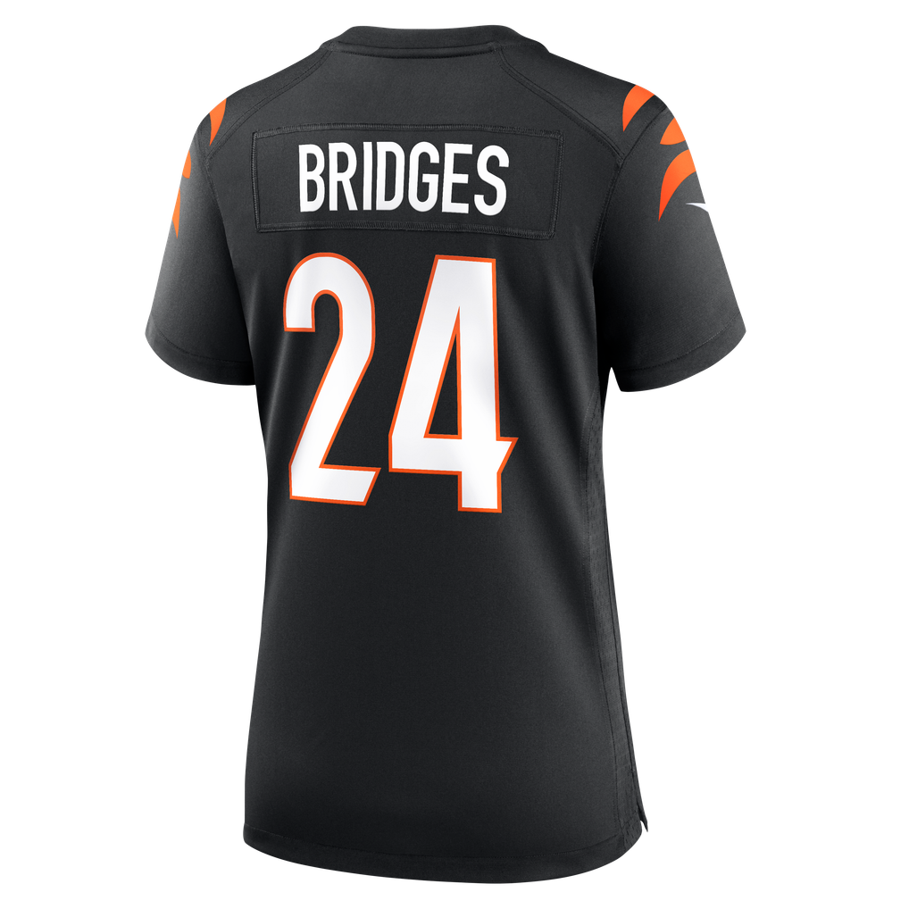 Women's Cincinnati Bengals Trikweze Bridges Nike Black Team Game Jersey - Image 8