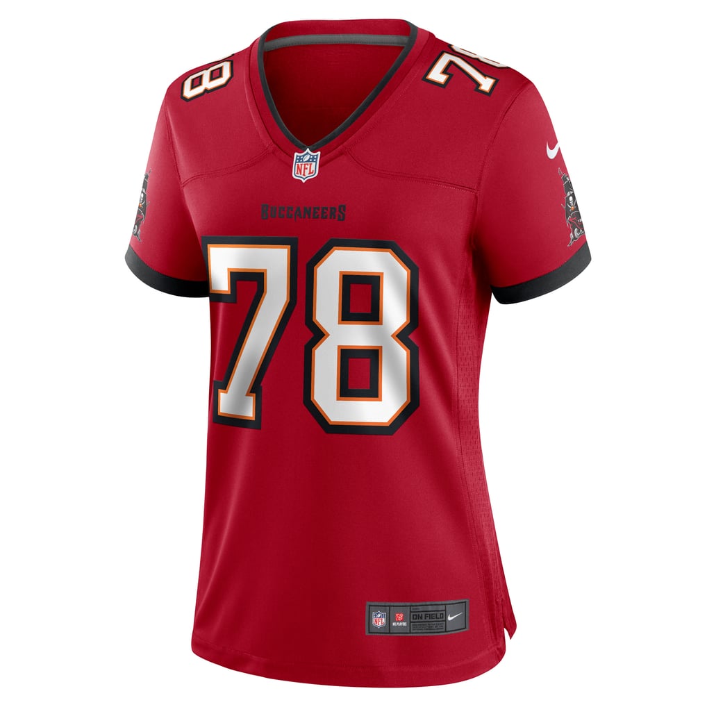 Women's Tampa Bay Buccaneers Tristan Wirfs Nike  Red Team Game Jersey - Image 3