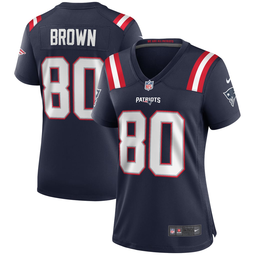 Women's New England Patriots Troy Brown Nike Navy Game Retired Player Jersey - Image 1