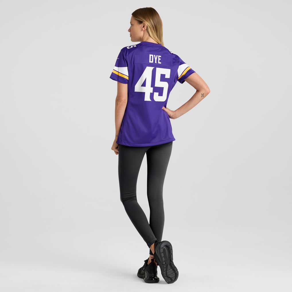 Women's Minnesota Vikings Troy Dye Nike Purple Game Jersey - Image 6