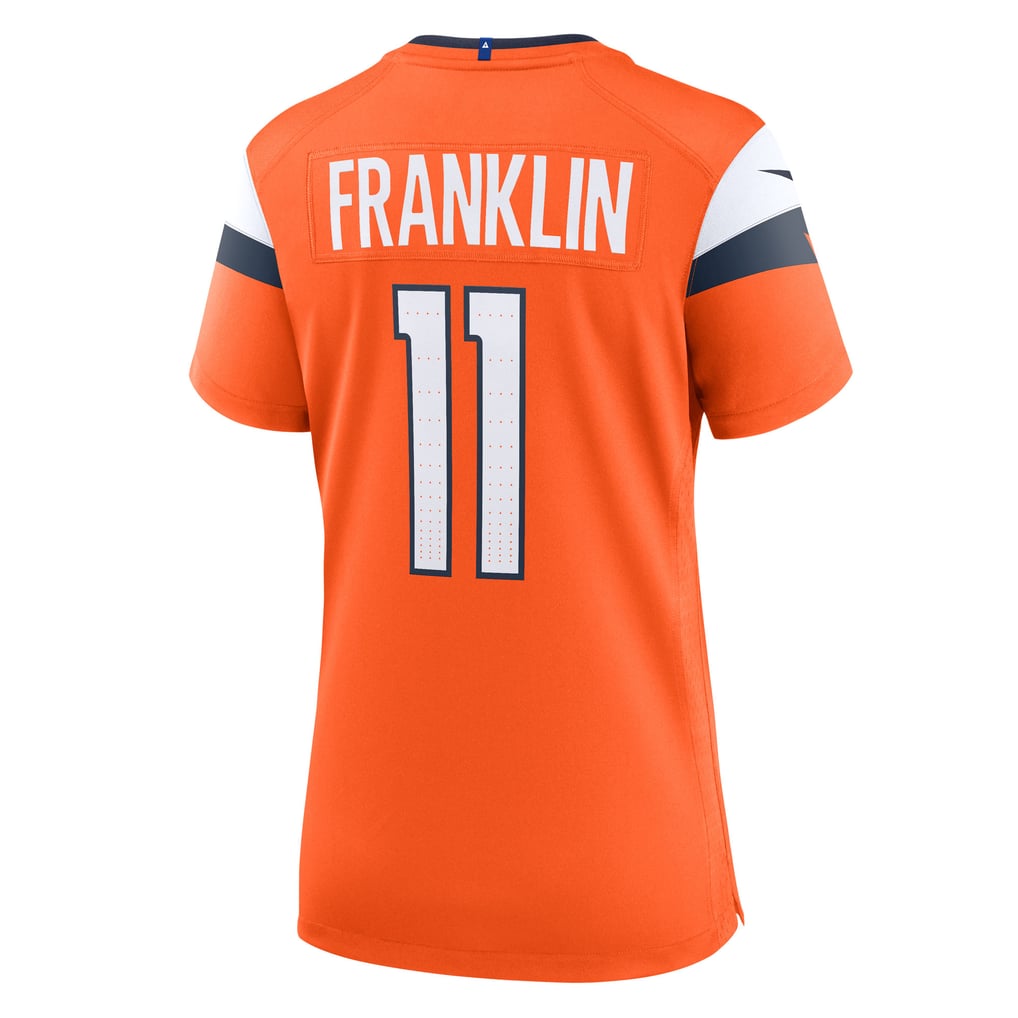 Women's Denver Broncos Troy Franklin Nike  Orange Team Game Jersey - Image 4