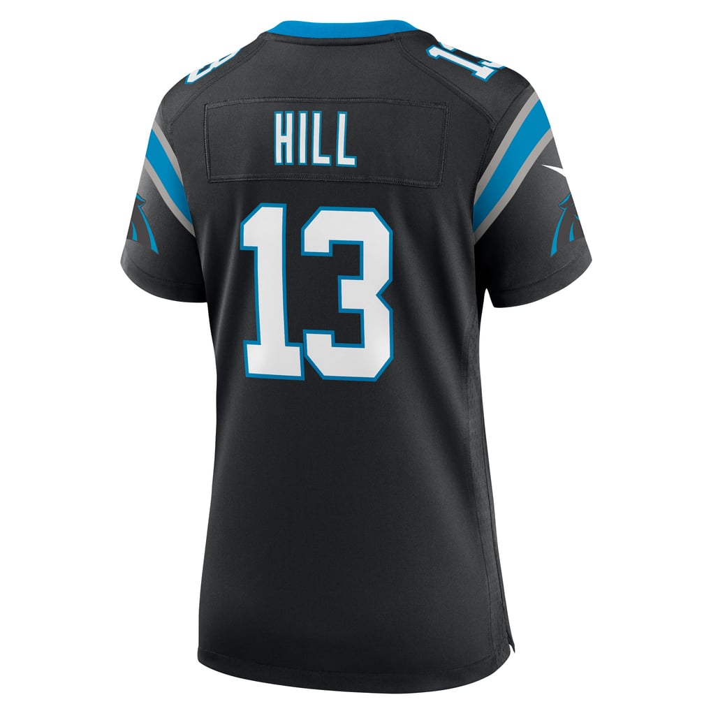 Women's Carolina Panthers Troy Hill Nike Black Team Game Jersey - Image 4