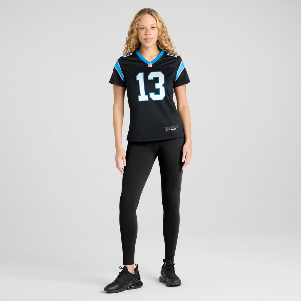 Women's Carolina Panthers Troy Hill Nike Black Team Game Jersey - Image 5