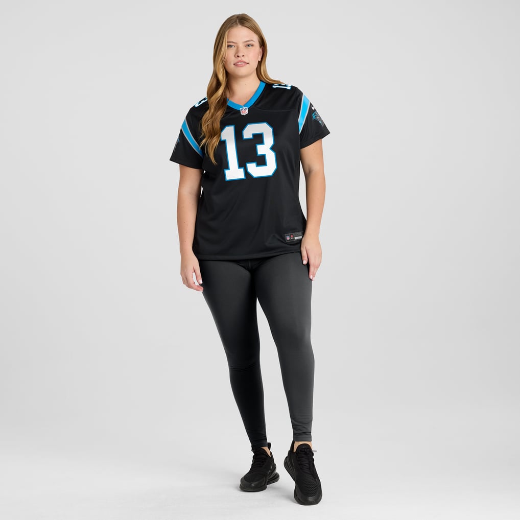 Women's Carolina Panthers Troy Hill Nike Black Team Game Jersey - Image 7