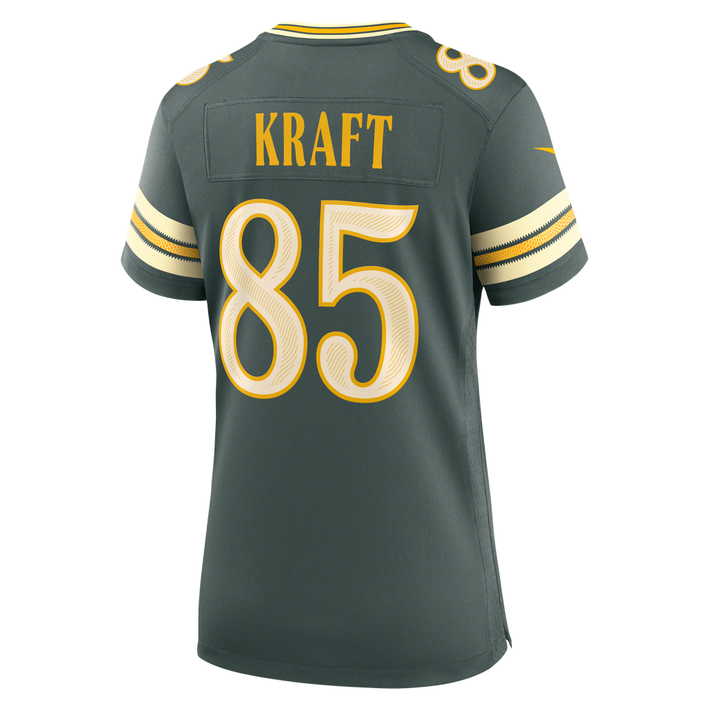 Women's Green Bay Packers Tucker Kraft Nike Green 2026 Rivalries Collection Game Jersey - Image 4