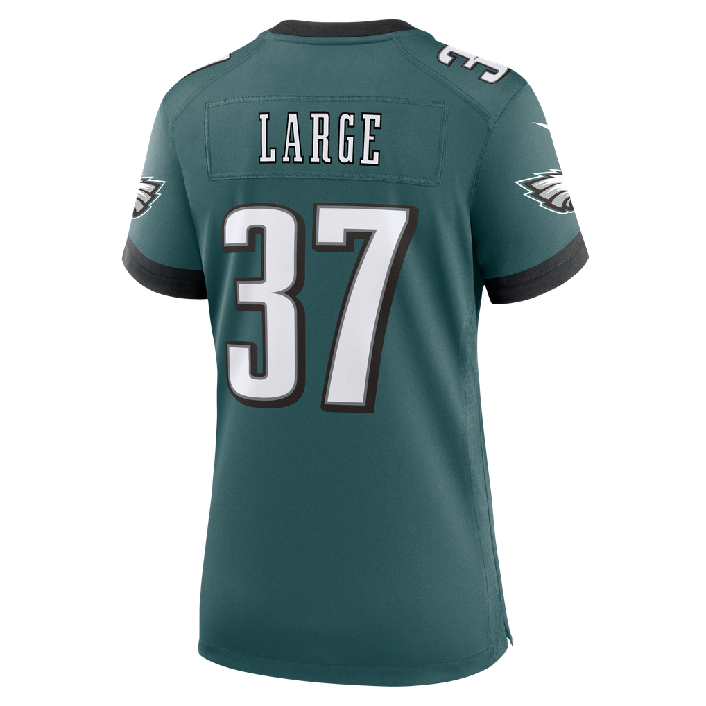 Women's Philadelphia Eagles Tucker Large Nike Midnight Green Team Game Jersey - Image 4