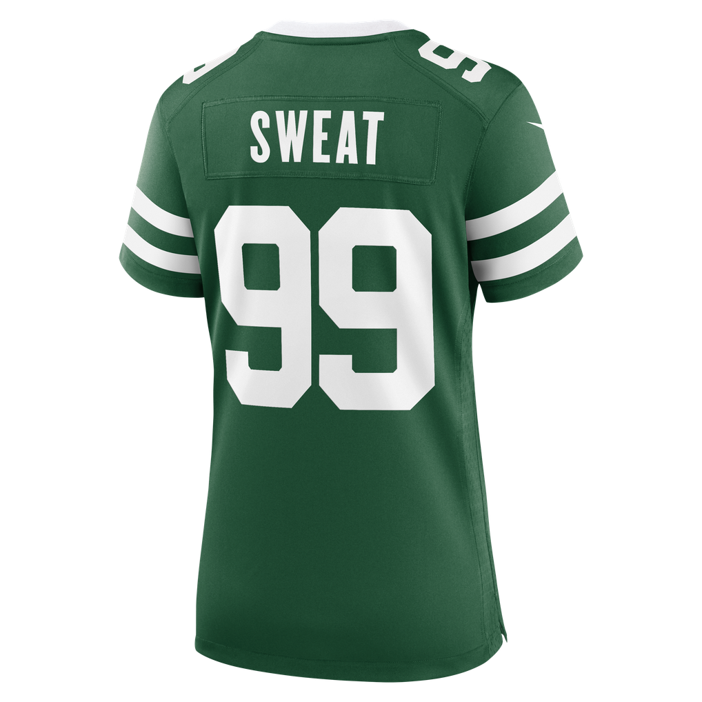 Women's New York Jets T'Vondre Sweat Nike Legacy Green Team Game Jersey - Image 4
