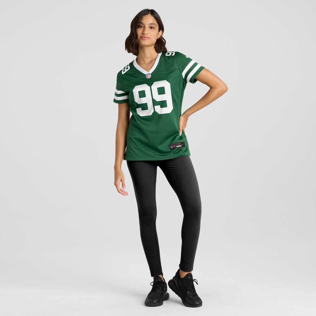 Women's New York Jets T'Vondre Sweat Nike Legacy Green Team Game Jersey - Image 5