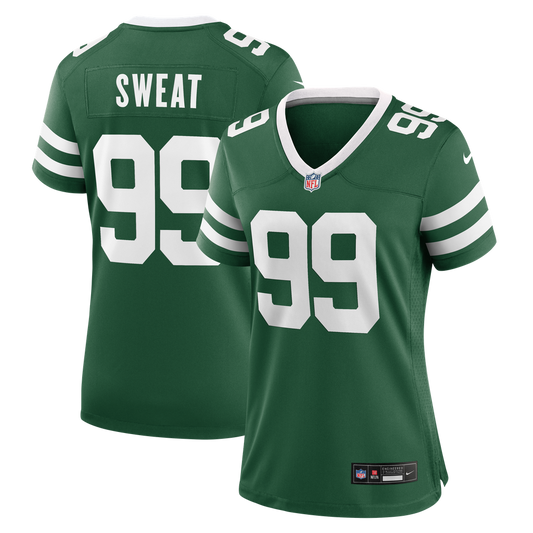 Women's New York Jets T'Vondre Sweat Nike Legacy Green Team Game Jersey - Image 1