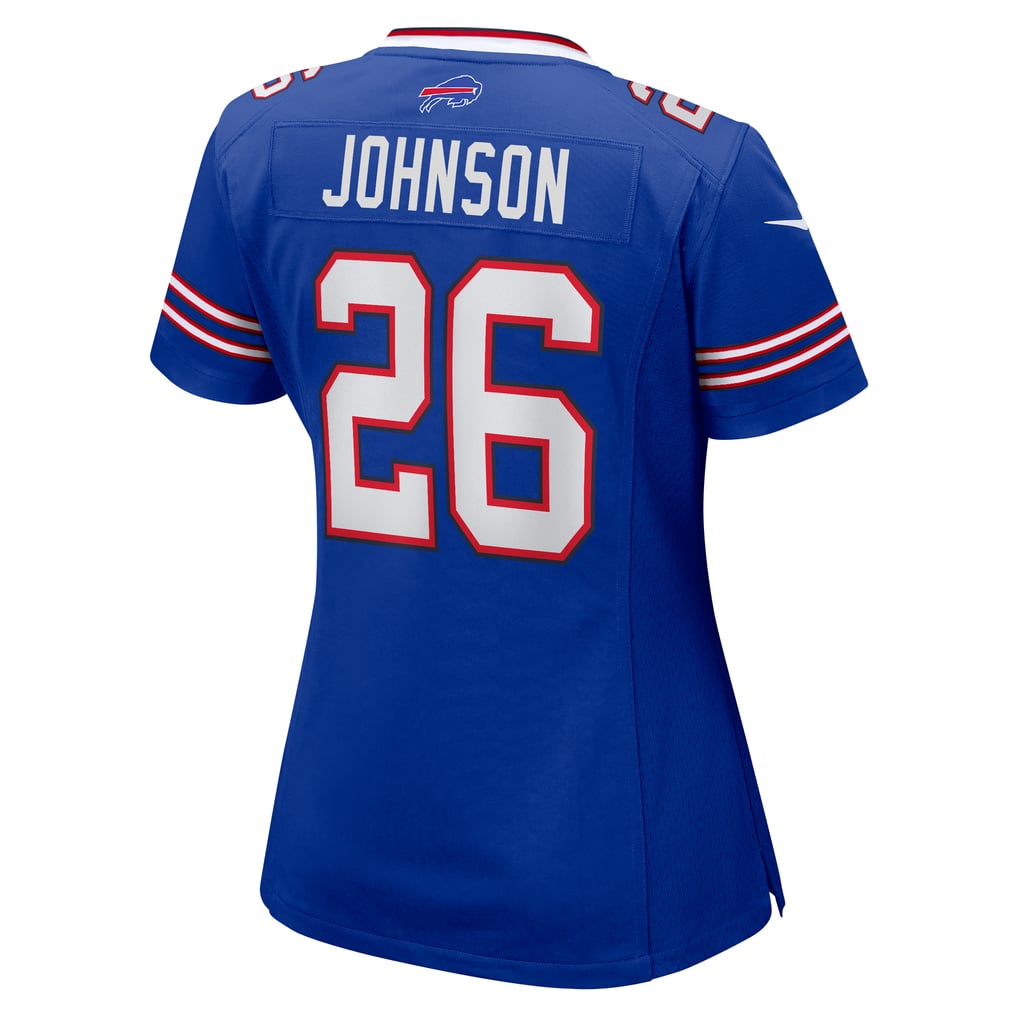 Women's Buffalo Bills Ty Johnson Nike  Royal Team Game Jersey - Image 4