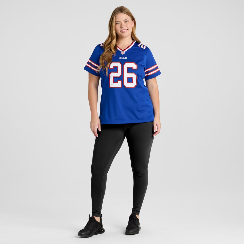 Women's Buffalo Bills Ty Johnson Nike  Royal Team Game Jersey - Image 7