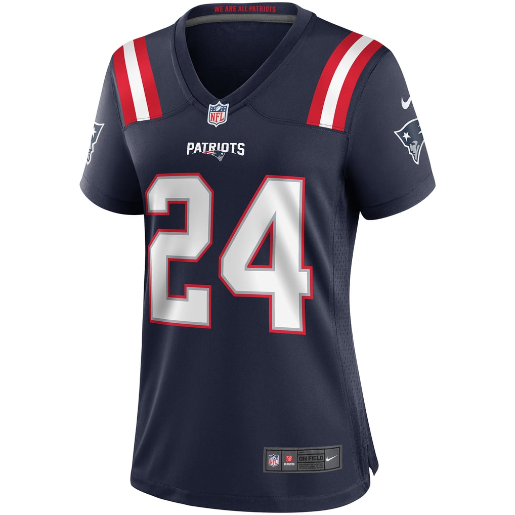 Women's New England Patriots Ty Law Nike Navy Game Retired Player Jersey - Image 3
