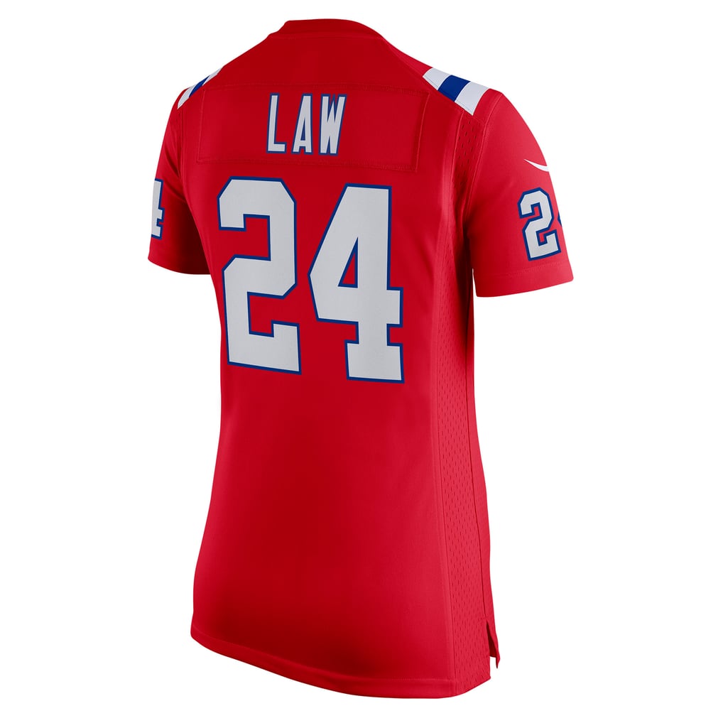 Women's New England Patriots Ty Law Nike Red Retired Game Jersey - Image 4