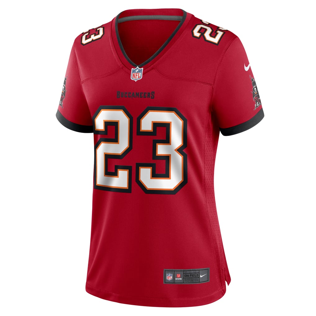 Women's Tampa Bay Buccaneers Tykee Smith Nike  Red Team Game Jersey - Image 3