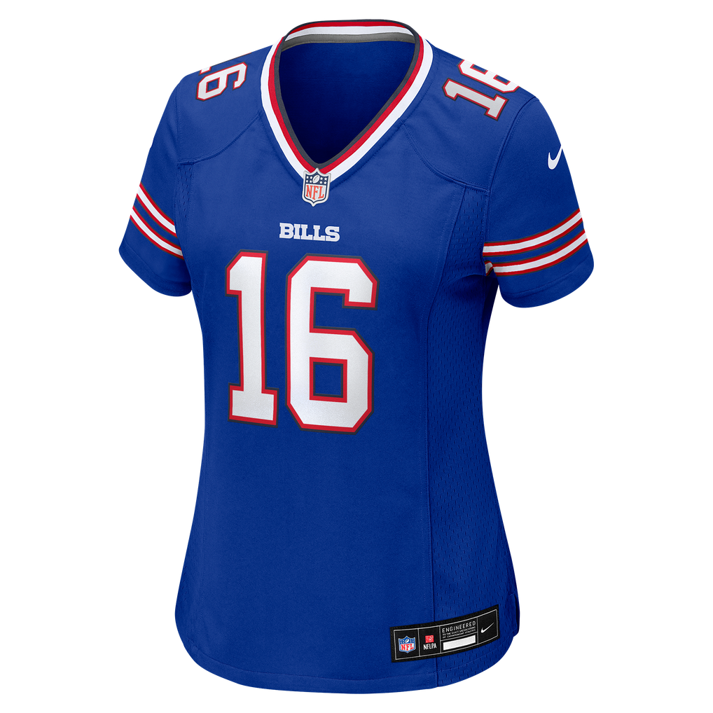 Women's Buffalo Bills Tyler Bass Nike  Royal Team Game Jersey - Image 3
