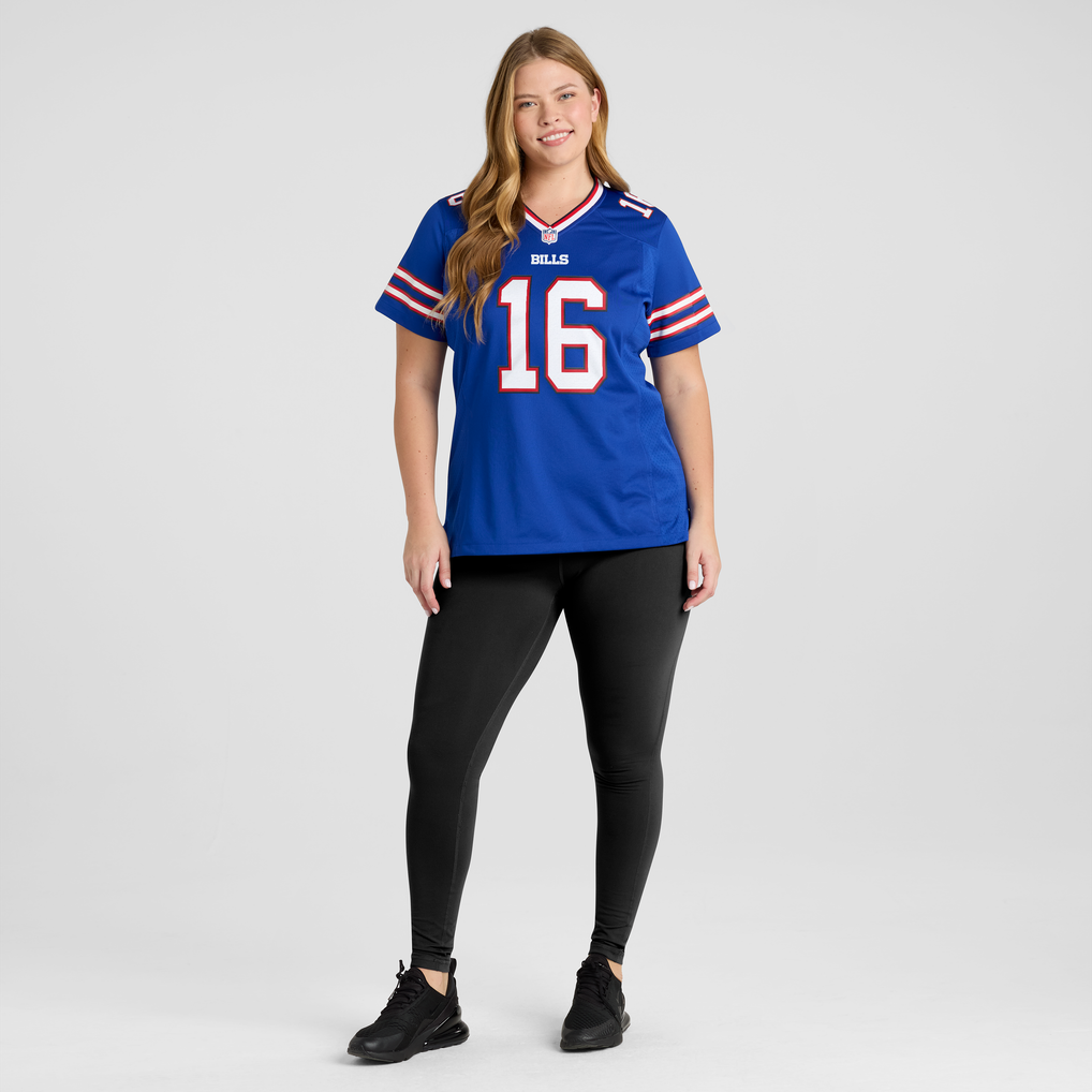 Women's Buffalo Bills Tyler Bass Nike  Royal Team Game Jersey - Image 7