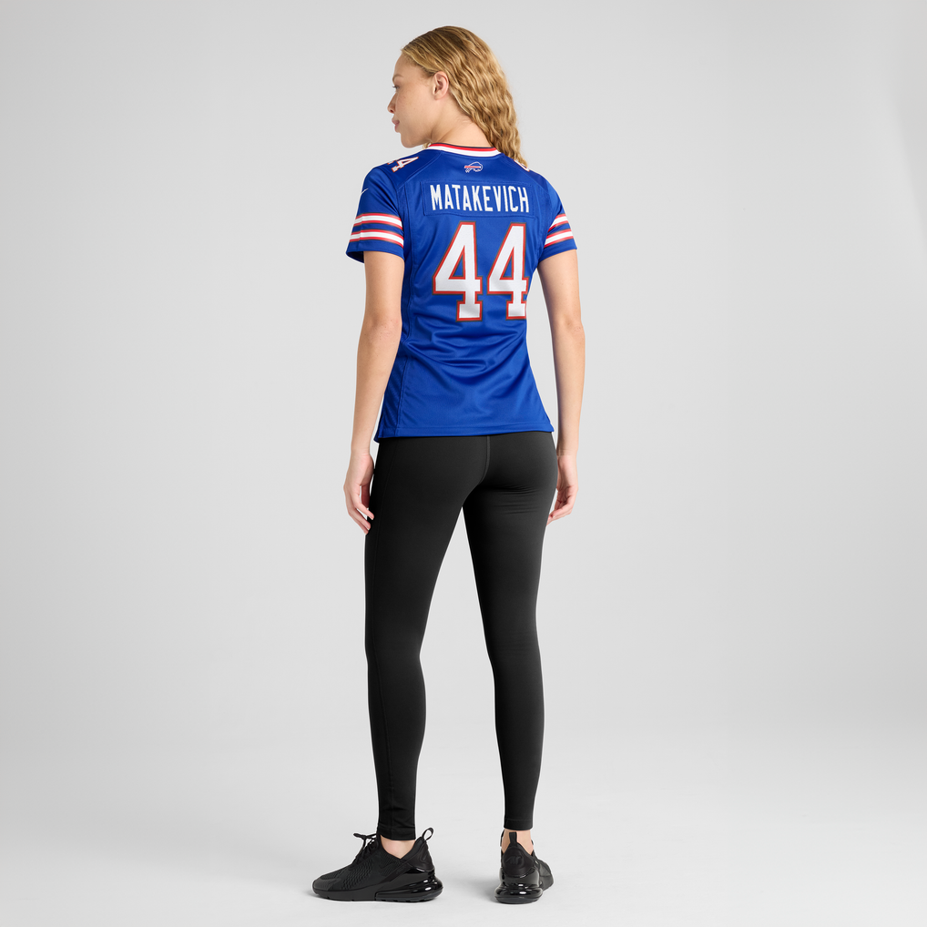 Women's Buffalo Bills Tyler Matakevich Nike Royal Player Game Jersey - Image 6
