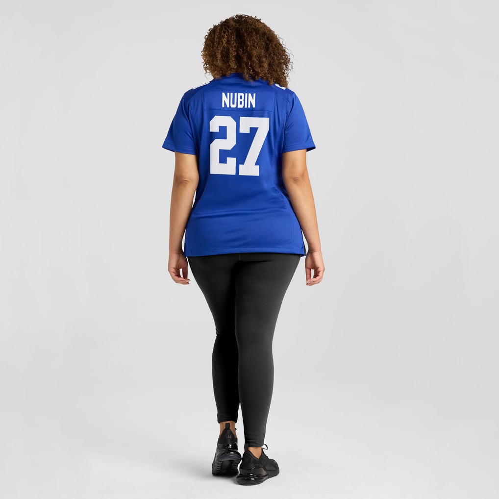 Women's New York Giants Tyler Nubin Nike  Royal Team Game Jersey - Image 8