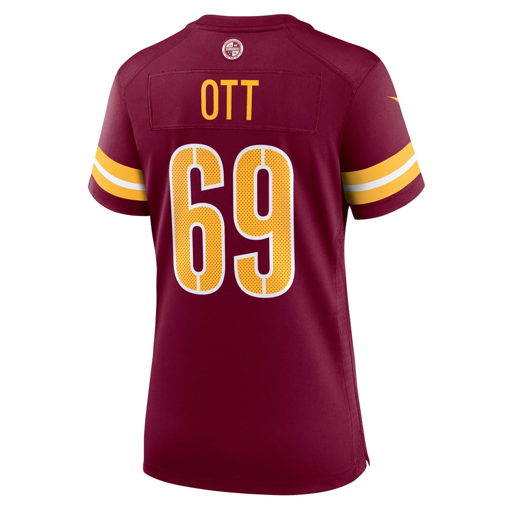 Women's Washington Commanders Tyler Ott Nike  Burgundy Team Game Jersey - Image 4