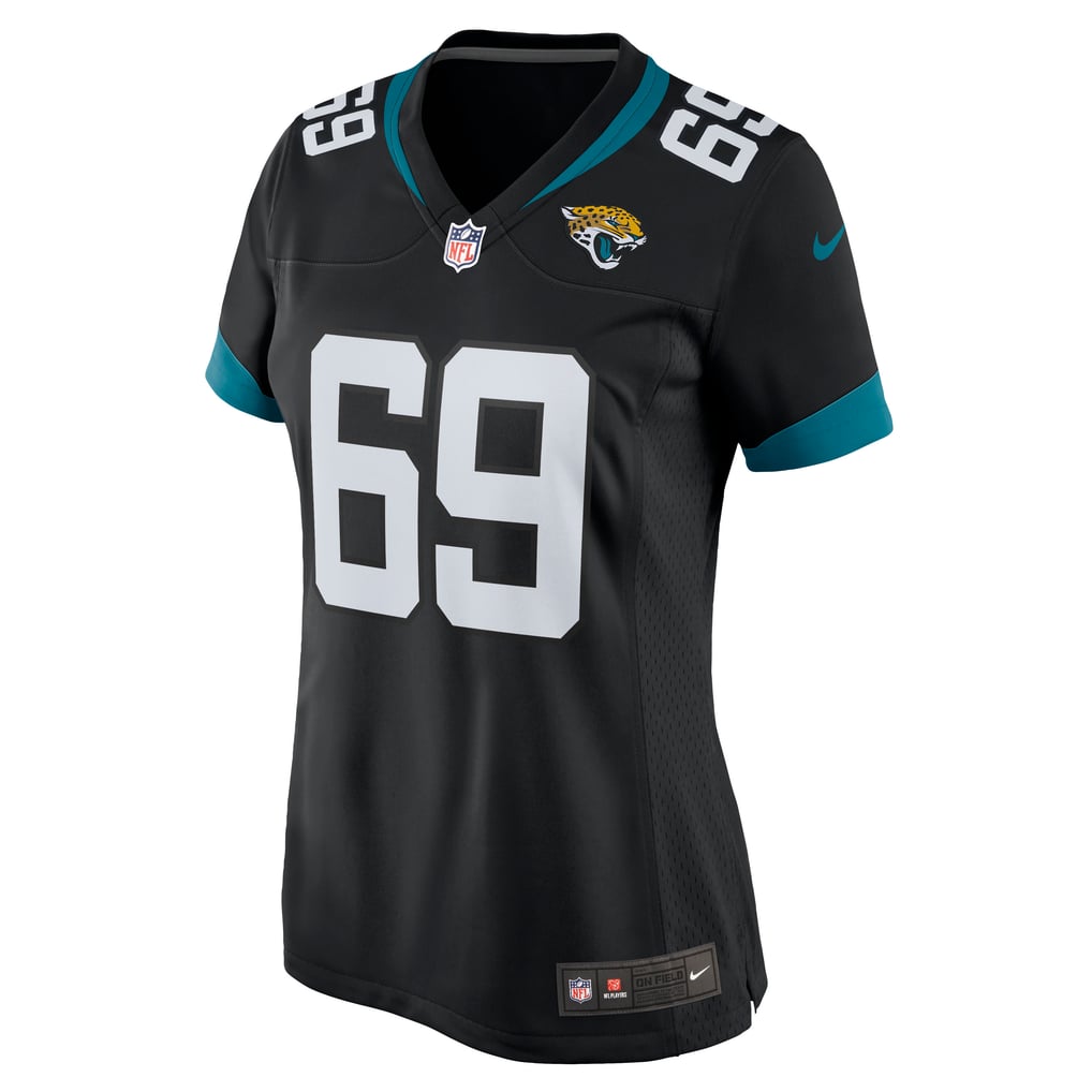 Women's Jacksonville Jaguars Tyler Shatley Nike Black Game Jersey - Image 3