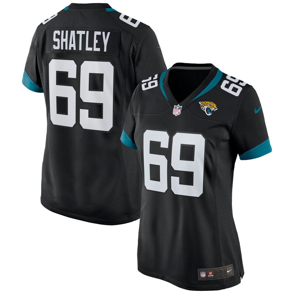 Women's Jacksonville Jaguars Tyler Shatley Nike Black Game Jersey - Image 1