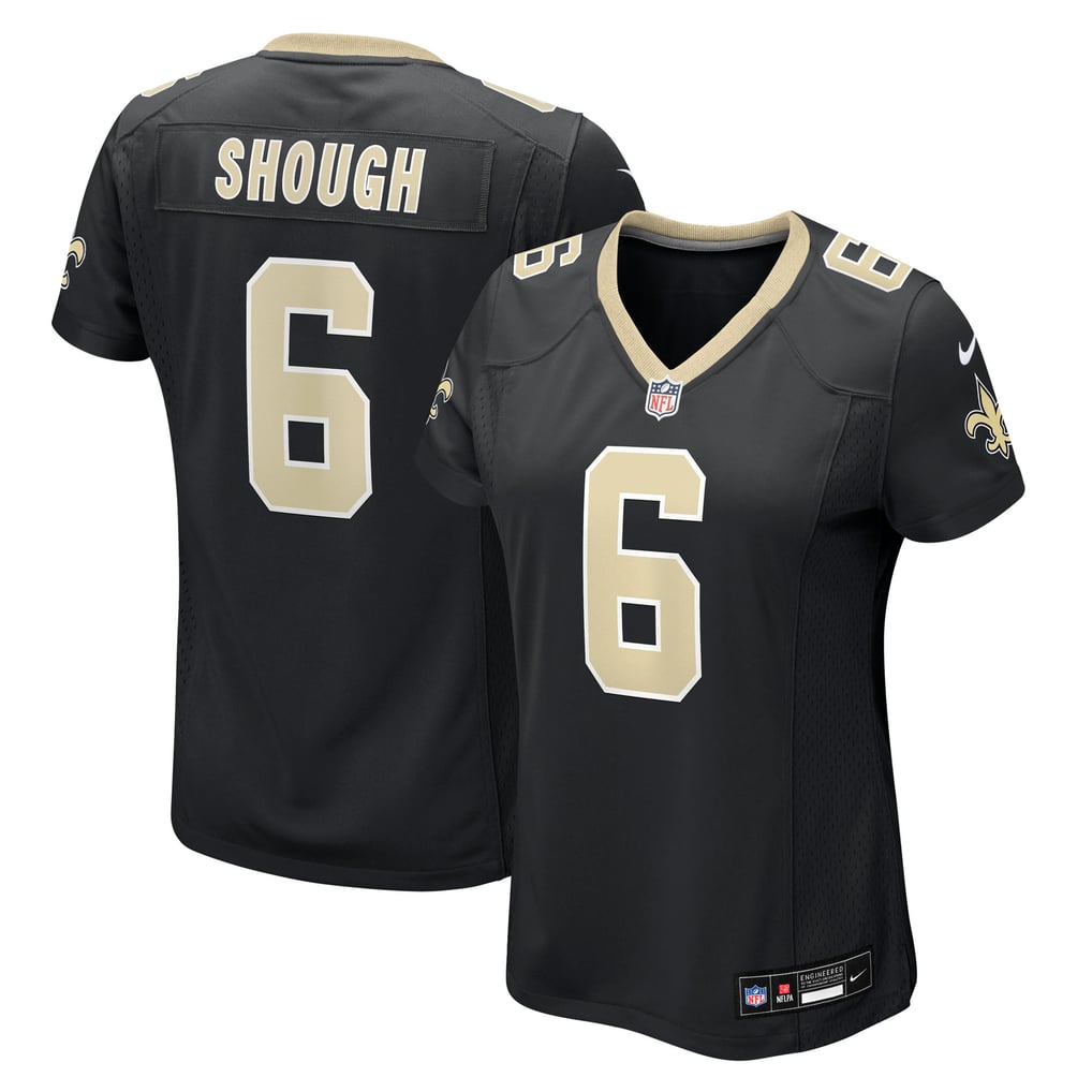 Women's New Orleans Saints Tyler Shough Nike Black Game Jersey - Image 2