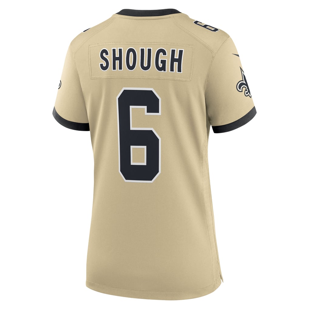 Women's New Orleans Saints Tyler Shough Nike Gold Alternate Game Player Jersey - Image 4