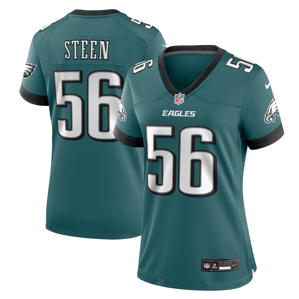 Women's Philadelphia Eagles Tyler Steen Nike Midnight Green Team Game Jersey - Image 2