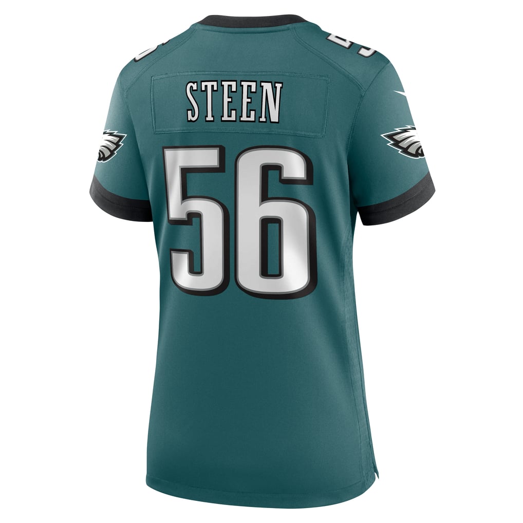 Women's Philadelphia Eagles Tyler Steen Nike Midnight Green Team Game Jersey - Image 4