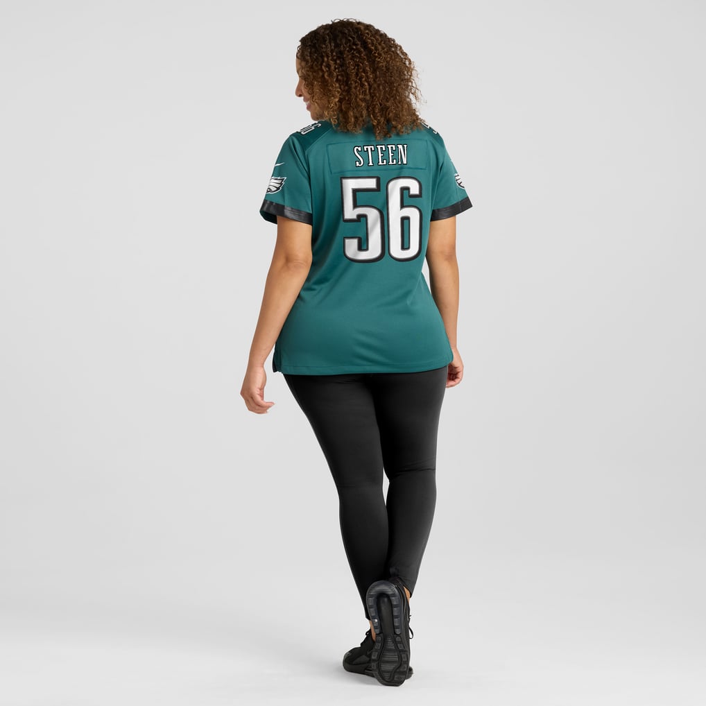 Women's Philadelphia Eagles Tyler Steen Nike Midnight Green Team Game Jersey - Image 8
