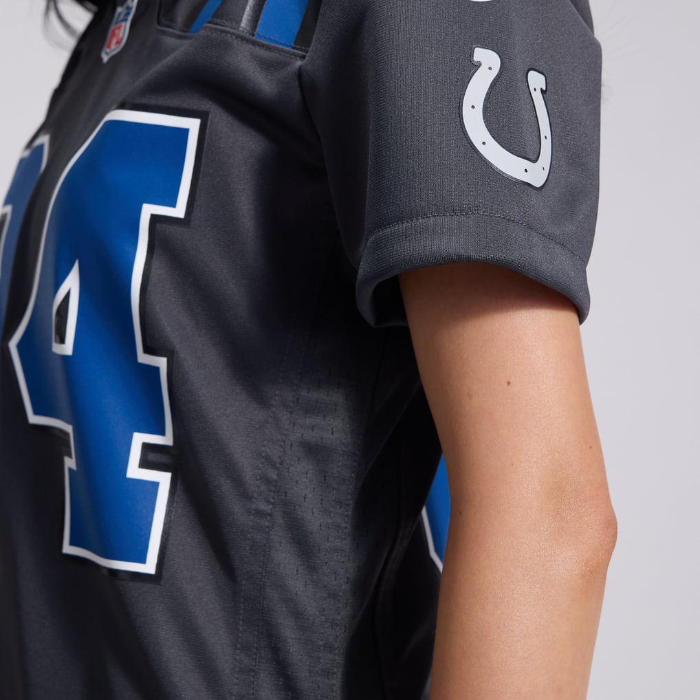 Women's Indianapolis Colts Tyler Warren Nike Anthracite 2026 Rivalries Collection Game Jersey - Image 13