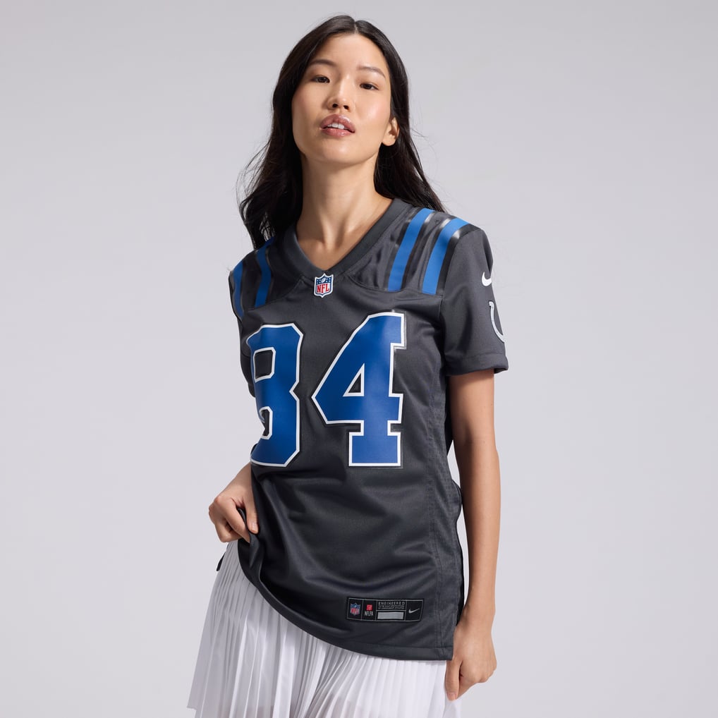 Women's Indianapolis Colts Tyler Warren Nike Anthracite 2026 Rivalries Collection Game Jersey - Image 3