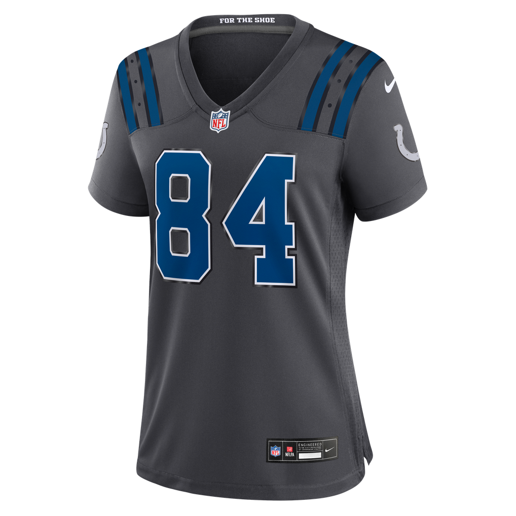 Women's Indianapolis Colts Tyler Warren Nike Anthracite 2026 Rivalries Collection Game Jersey - Image 7