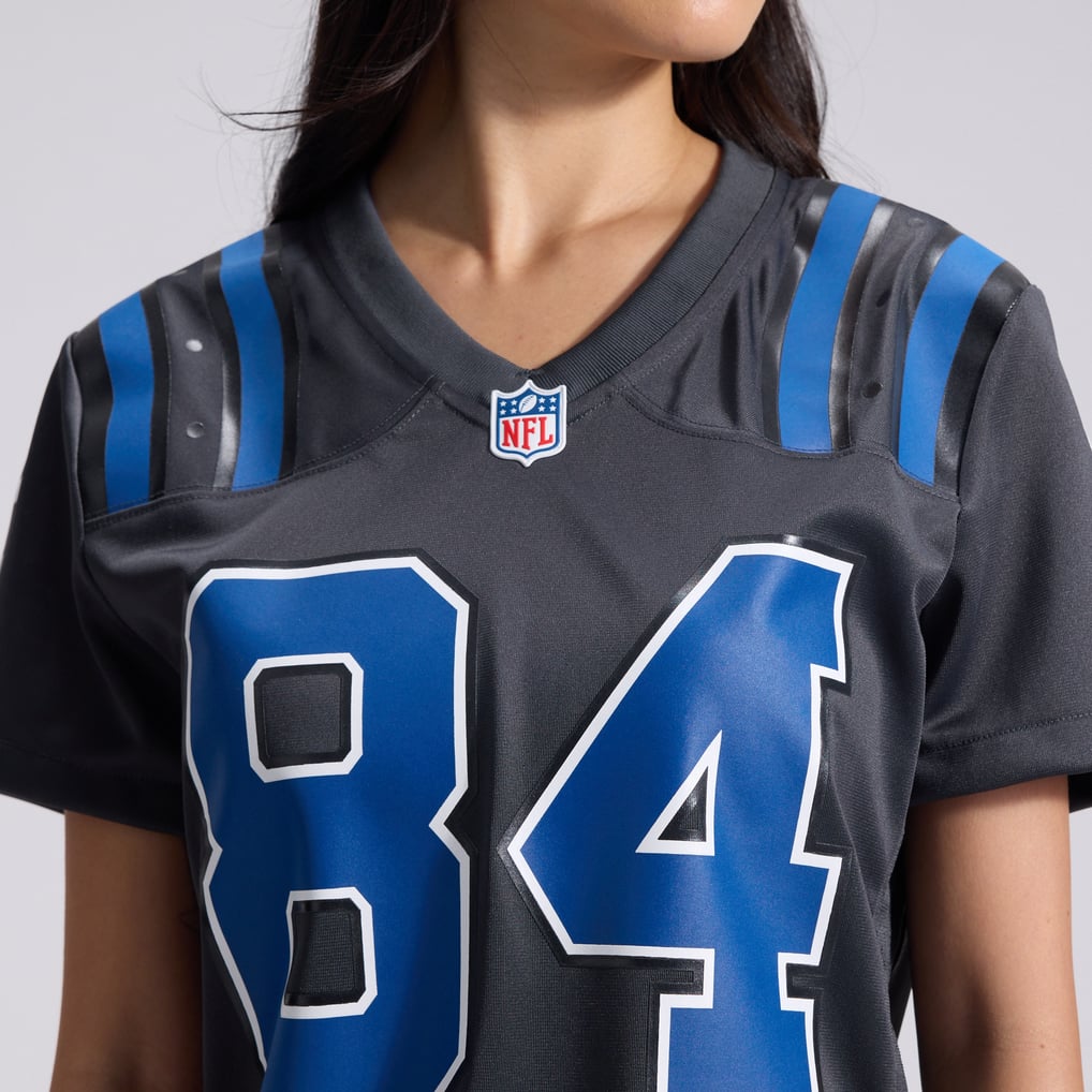 Women's Indianapolis Colts Tyler Warren Nike Anthracite 2026 Rivalries Collection Game Jersey - Image 9