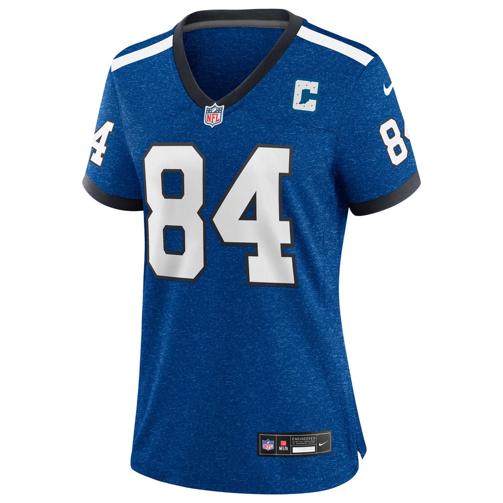 Women's Indianapolis Colts Tyler Warren Nike  Heather Royal Alternate 2 Indiana Nights Game Jersey - Image 3