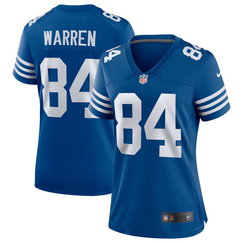 Women's Indianapolis Colts Tyler Warren Nike  Royal Alternate  Game Jersey - Image 2