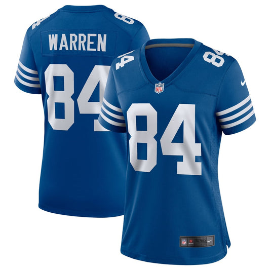 Women's Indianapolis Colts Tyler Warren Nike  Royal Alternate  Game Jersey - Image 1